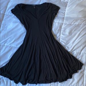 Black skater dress